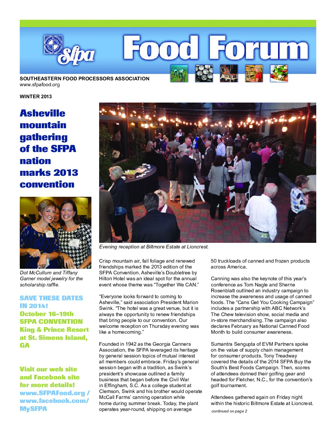 Southeastern Food Processors Association News & Publications