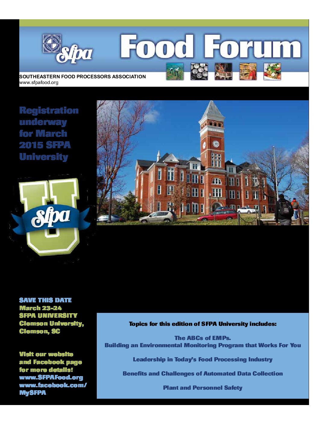 Southeastern Food Processors Association News & Publications