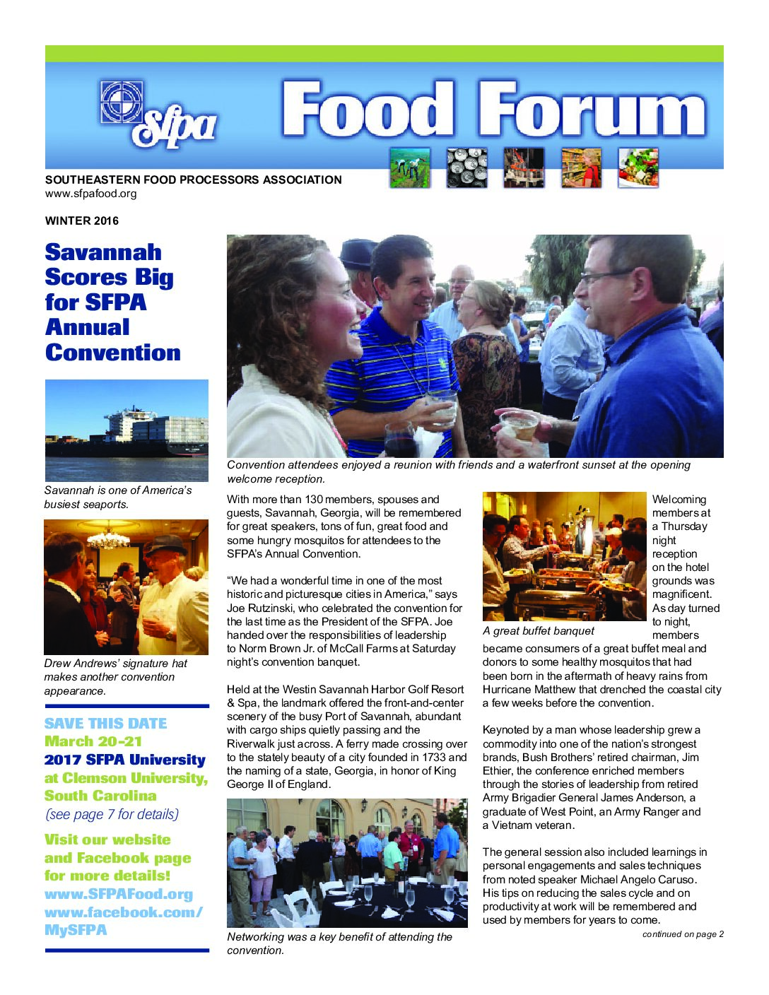 Southeastern Food Processors Association News & Publications