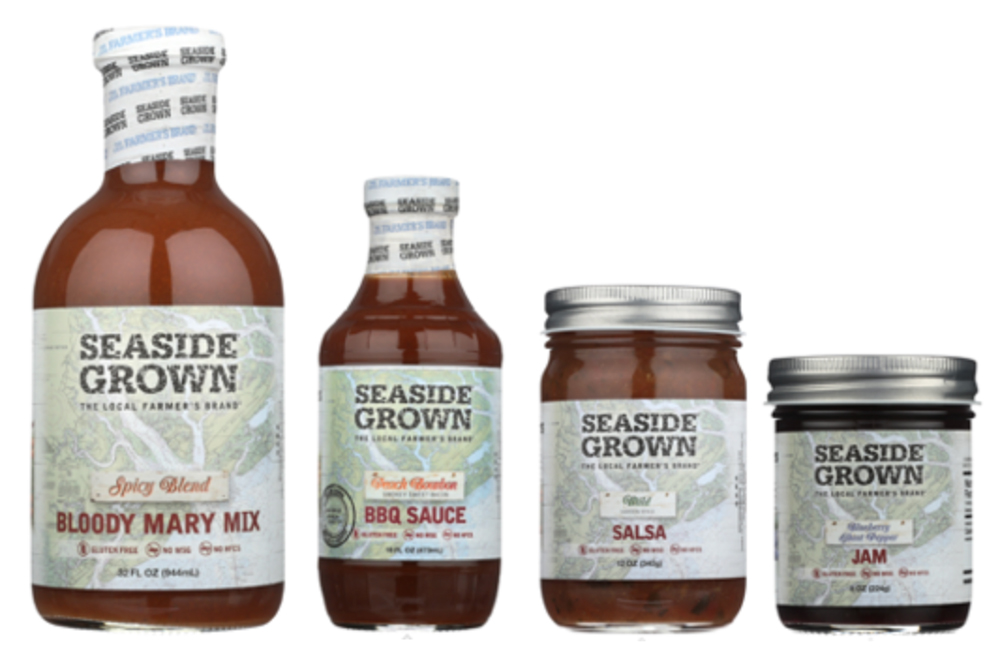 Just some of the tomato-based products from Seaside Grown.