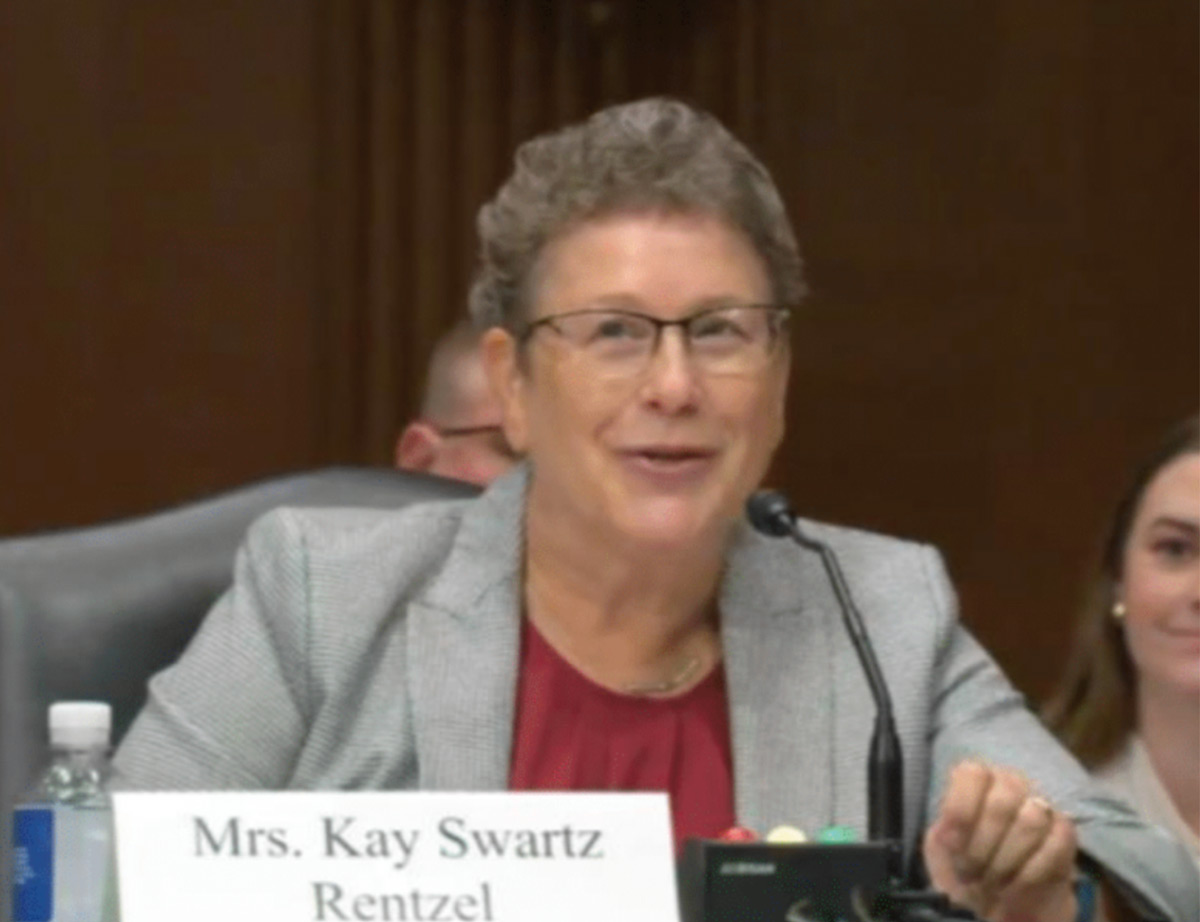 SFPA Executive Director Kay Rentzel testifies before a Congressional committee on behalf of coalition members.