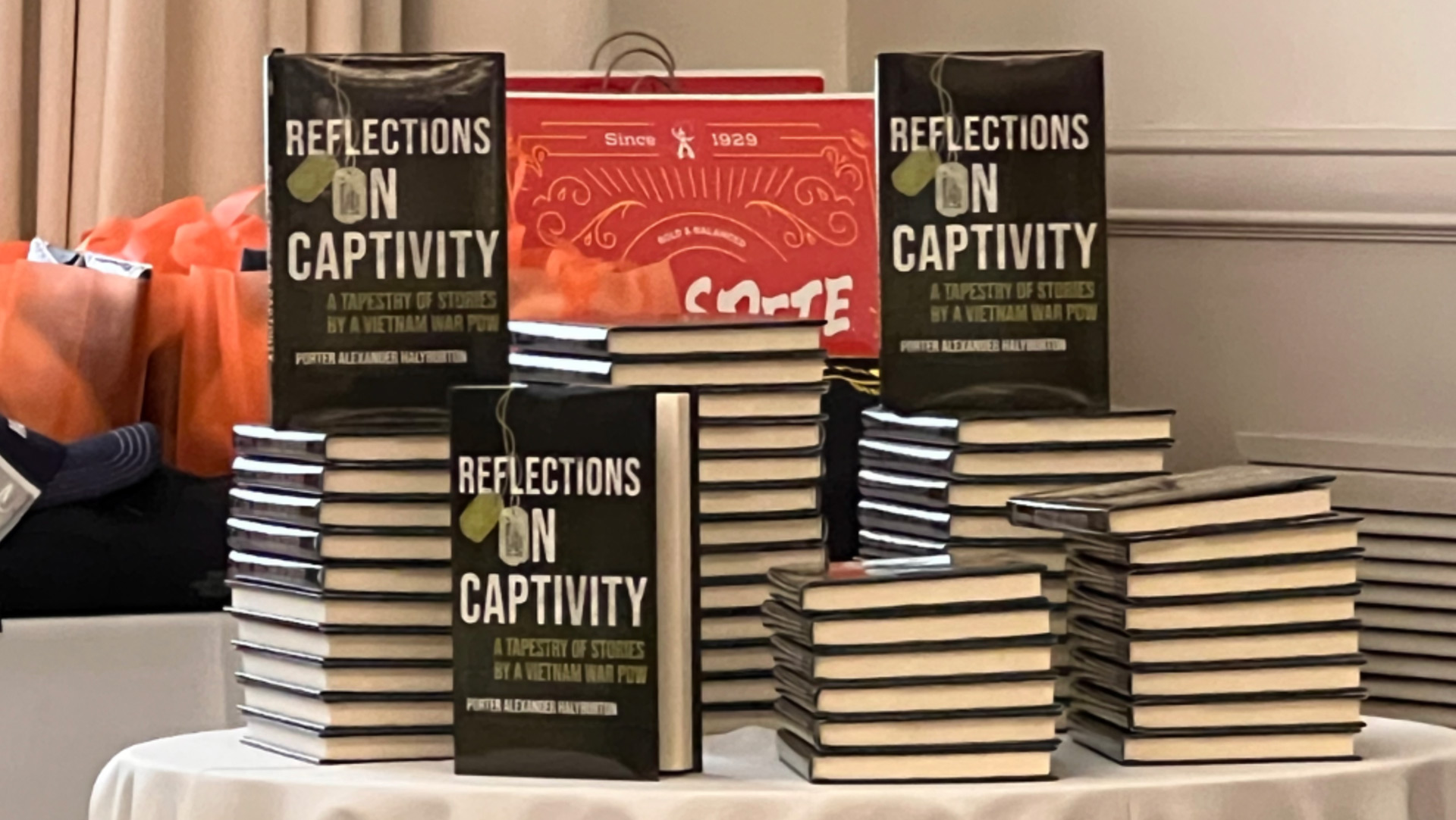 General session attendees received a free book of Porter’s book on his captivity.