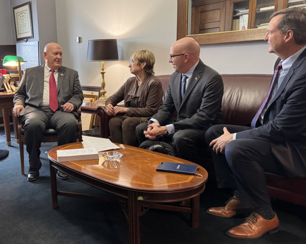 SFPA Board Member Craig Jonkers (far right) was one of several from SFPA leadership who met with Congressional leaders on Section 232 and other key issues to protect our domestic food industry.